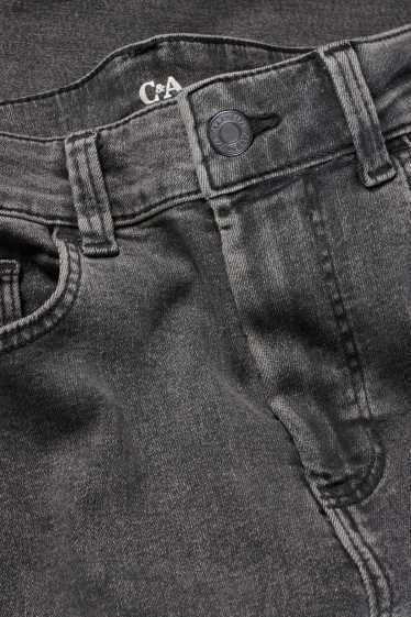 Femei - Jegging jeans - talie înaltă - denim-gri