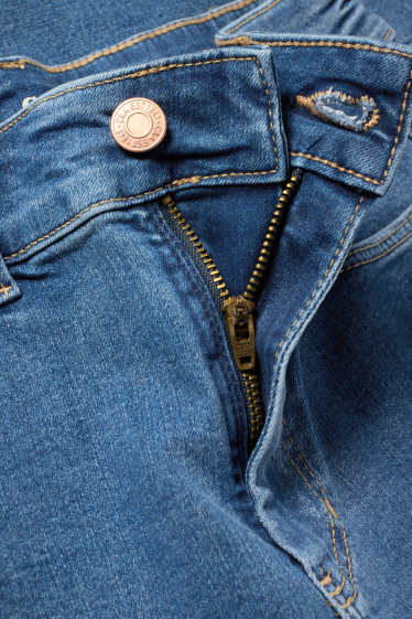 Femei - Jegging jeans - talie înaltă - denim-albastru