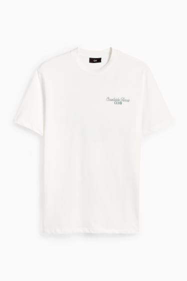 Bărbați - Tricou - regular fit - alb