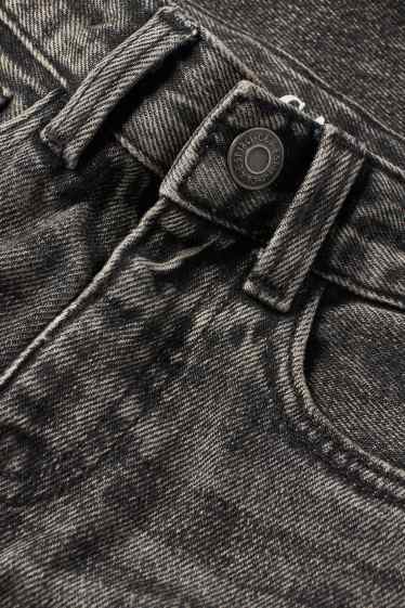 Copii - Băieți - Loose fit jeans - denim-gri
