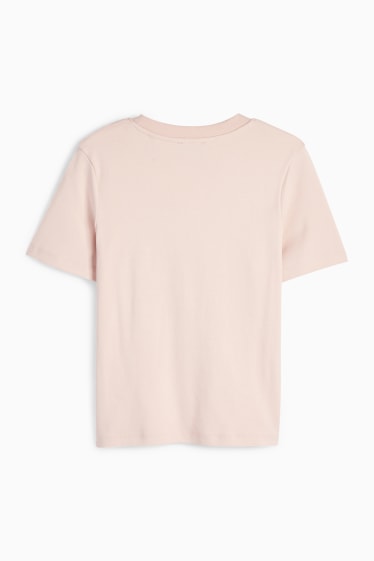 Dámské - Tričko - regular fit - růžová