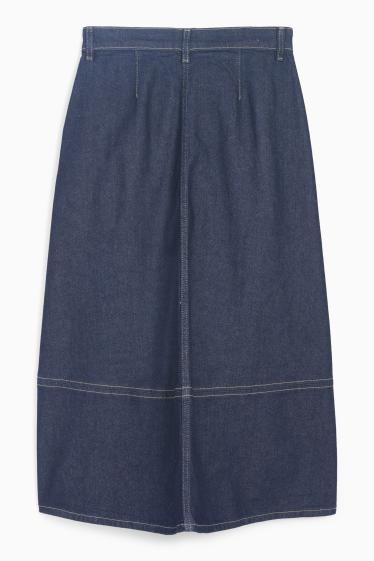 Femei - Fustă de blugi - denim-albastru închis