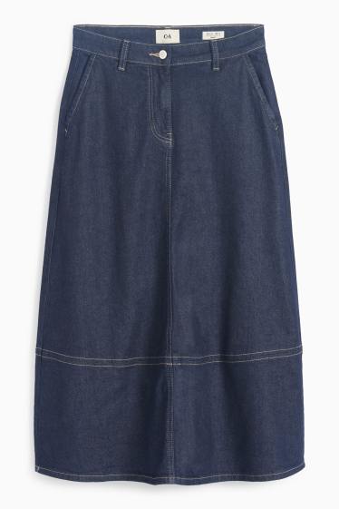 Femei - Fustă de blugi - denim-albastru închis