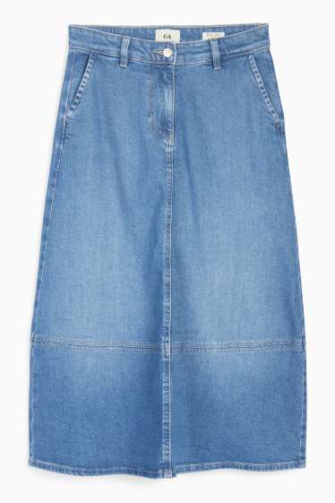 Femei - Fustă de blugi - denim-albastru deschis