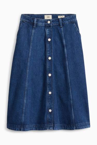Femei - Fustă de blugi - denim-albastru