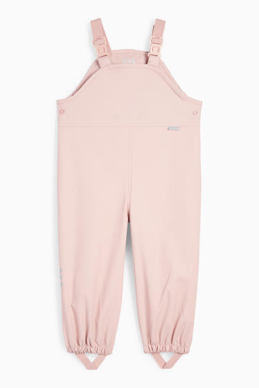Copii - Fete - Pantaloni de ploaie - impermeabili - roz