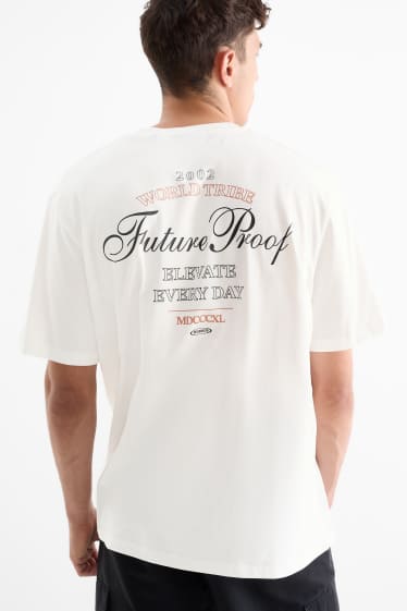Bărbați - Tricou - relaxed fit - alb