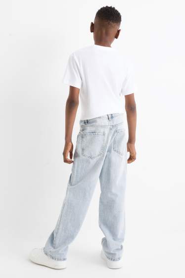 Copii - Băieți - Loose fit jeans - denim-albastru deschis