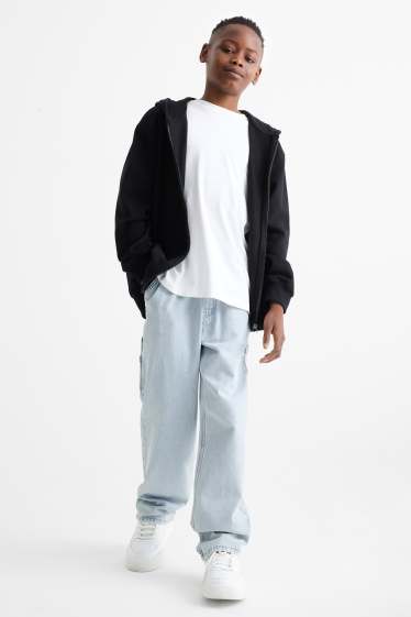 Children Boys - Loose fit jeans - denim-light blue