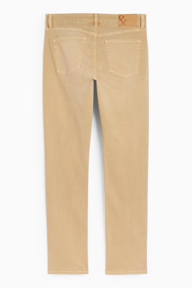 Bărbați - Slim jeans - bej