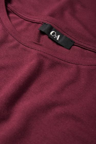 Femei - Tricou - regular fit - vișiniu