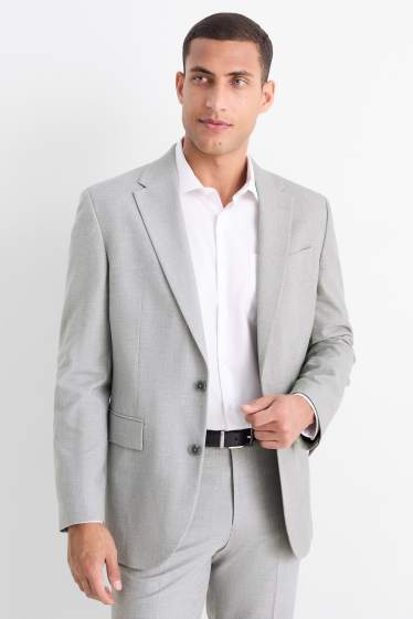Bărbați - Sacou modular - regular fit - Flex - gri deschis