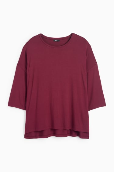 Femei - Tricou - regular fit - vișiniu