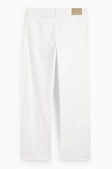 Bărbați - Relaxed jeans - alb