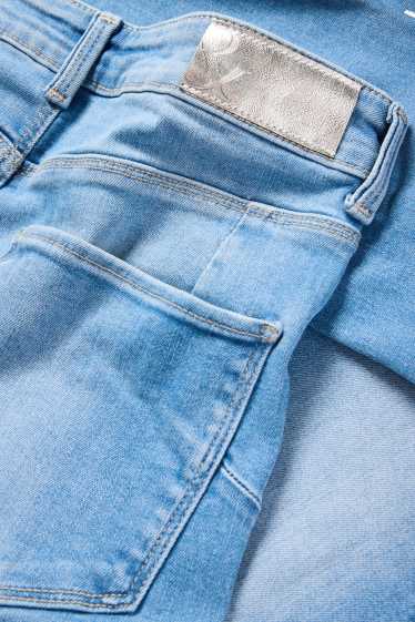Femei - Slim jeans - talie medie - jeans modelatori - LYCRA® - denim-albastru deschis