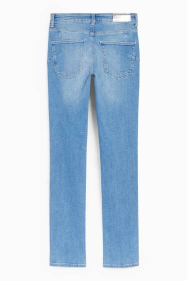 Femei - Slim jeans - talie medie - jeans modelatori - LYCRA® - denim-albastru deschis