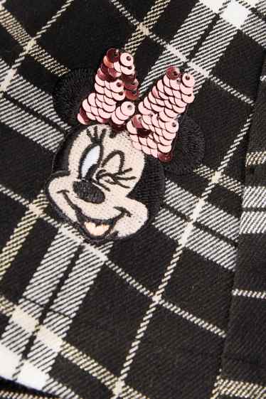 Copii - Fete - Minnie Mouse - fustă - în carouri - negru