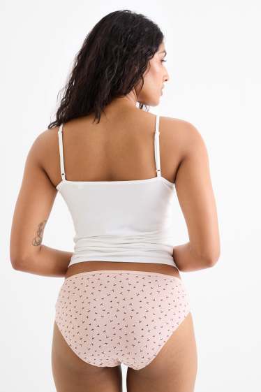 Women - Multipack of 4 - knickers - rose
