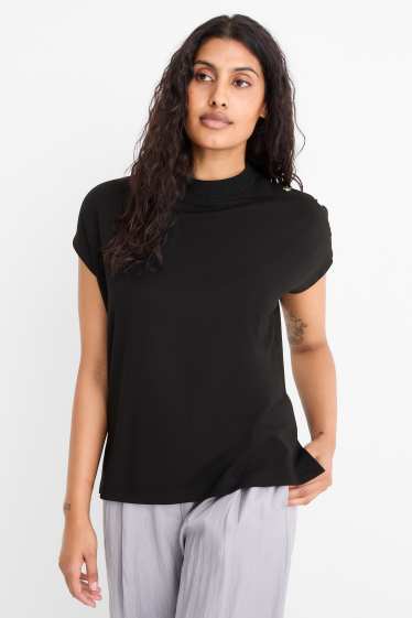 Femei - Tricou - regular fit - negru