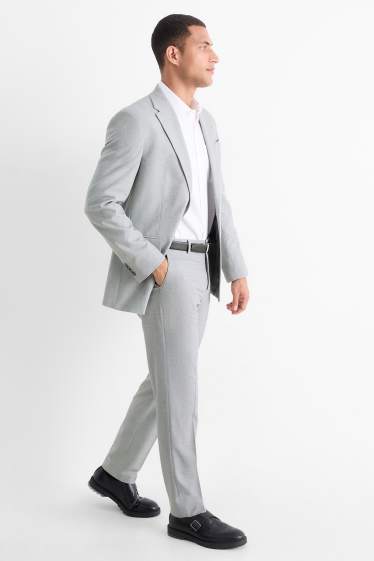 Bărbați - Pantaloni modulari - regular fit - Flex - gri deschis