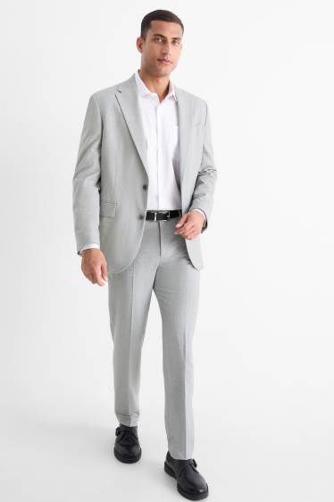 Bărbați - Pantaloni modulari - regular fit - Flex - gri deschis