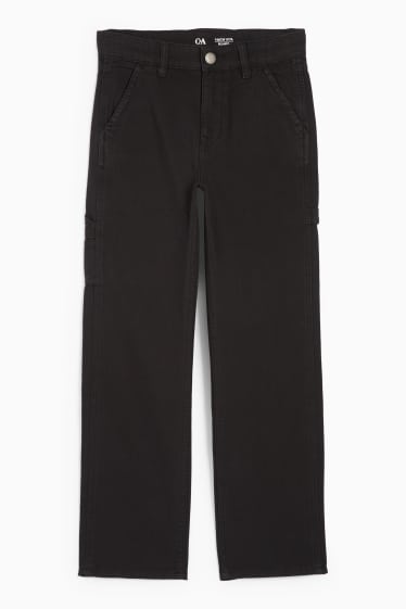 Copii - Băieți - Pantaloni de stofă - negru