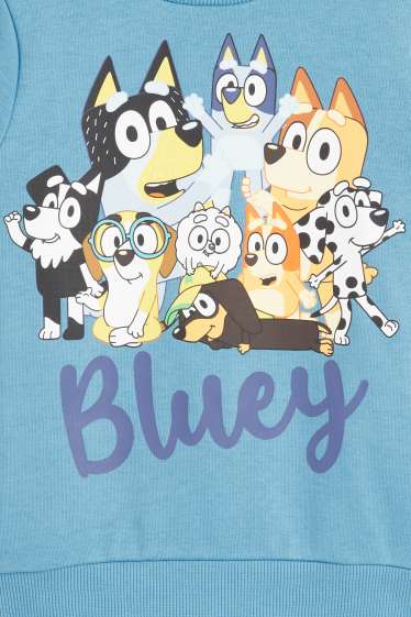 Copii - Băieți - Bluey - bluză de molton - albastru