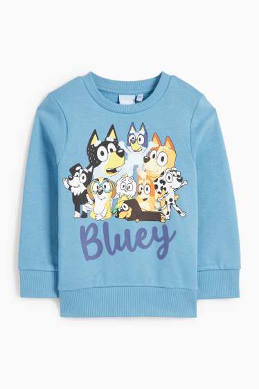 Copii - Băieți - Bluey - bluză de molton - albastru