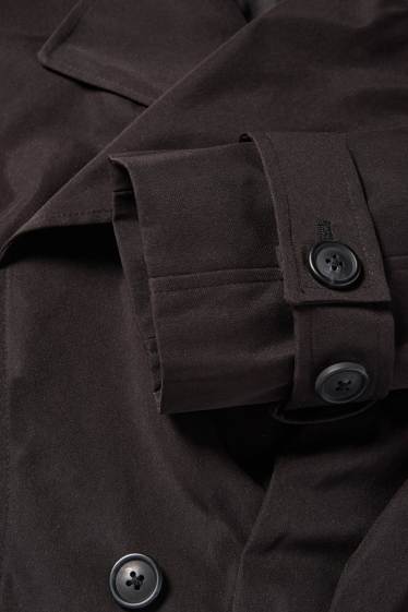 Femei - Trenci crop - negru