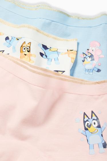 Copii - Fete - Multipack 3 perechi - Bluey - boxeri - roz