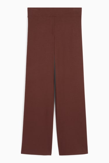 Dámské - Legíny - tmavohnědá