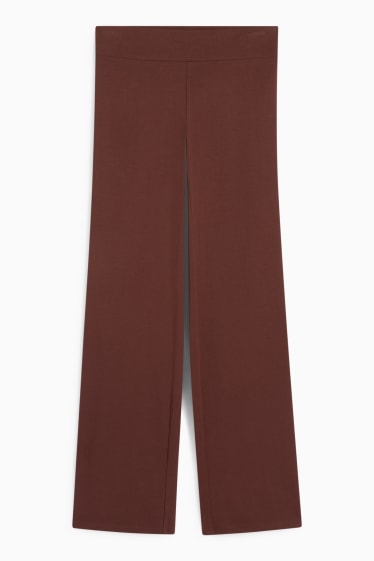 Dámské - Legíny - tmavohnědá