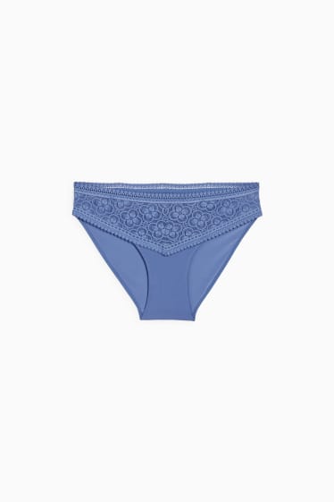 Damen - Slip - blau