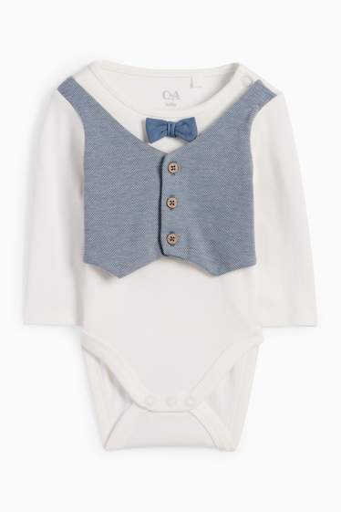Baby Boys - Baby outfit - 2 piece - cremewhite