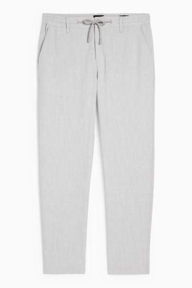 Bărbați - Chino - tapered fit - gri deschis
