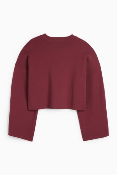 Femei - Pulover - bordo
