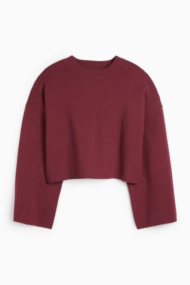 Femei - Pulover - bordo