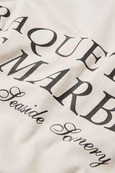 Bărbați - Tricou - relaxed fit - bej deschis