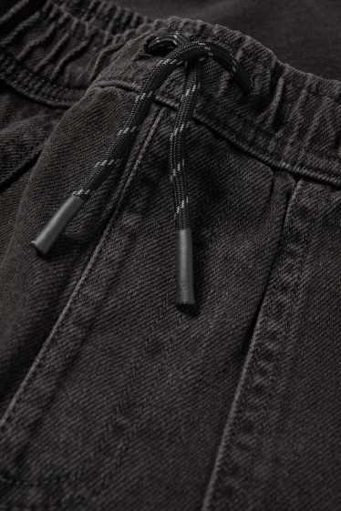 Copii - Băieți - Cargo jeans - negru