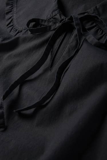 Femei - Rochie tip bluză - negru