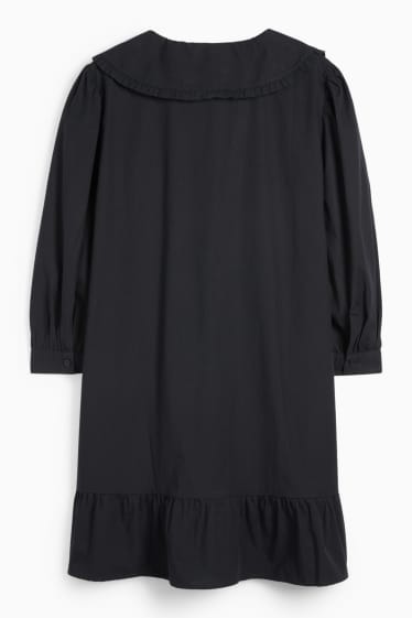 Femei - Rochie tip bluză - negru