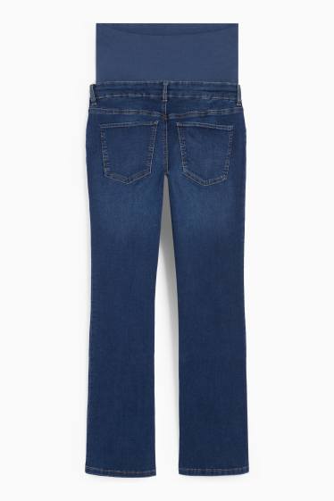 Femei - Jeans gravide - bootcut jeans - LYCRA® - denim-albastru