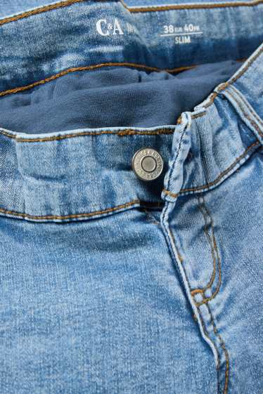 Femei - Jeans gravide - slim jeans - LYCRA® - denim-albastru