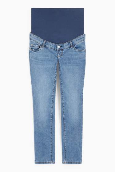 Femei - Jeans gravide - slim jeans - LYCRA® - denim-albastru