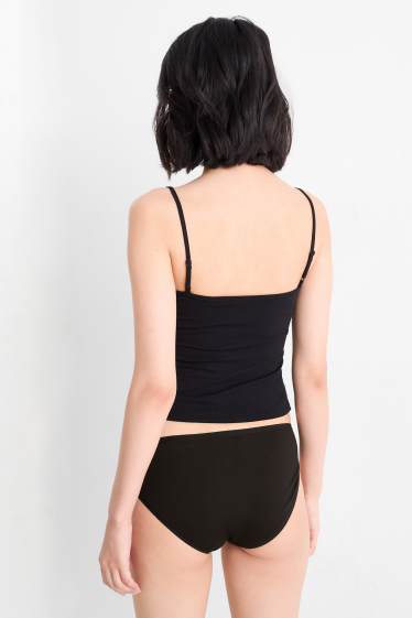 Women - Multipack of 3 - briefs - black