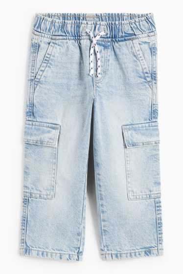 Copii - Băieți - Cargo jeans - denim-albastru deschis