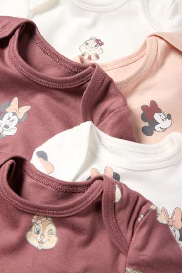Bebeluși - fete - Multipack 5 buc. - Disney - body bebeluși - bordo