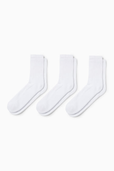 Femei - Multipack 3 perechi - șosete de tenis - alb
