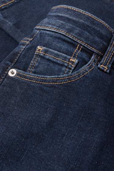 Femei - Slim jeans - talie înaltă - LYCRA® - denim-albastru închis