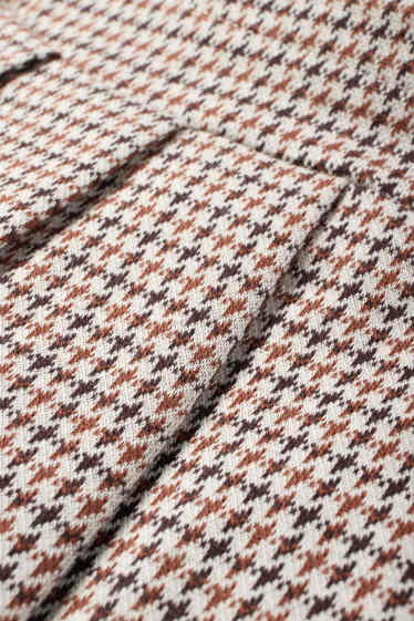 Children Girls - Skirt - check - cremewhite